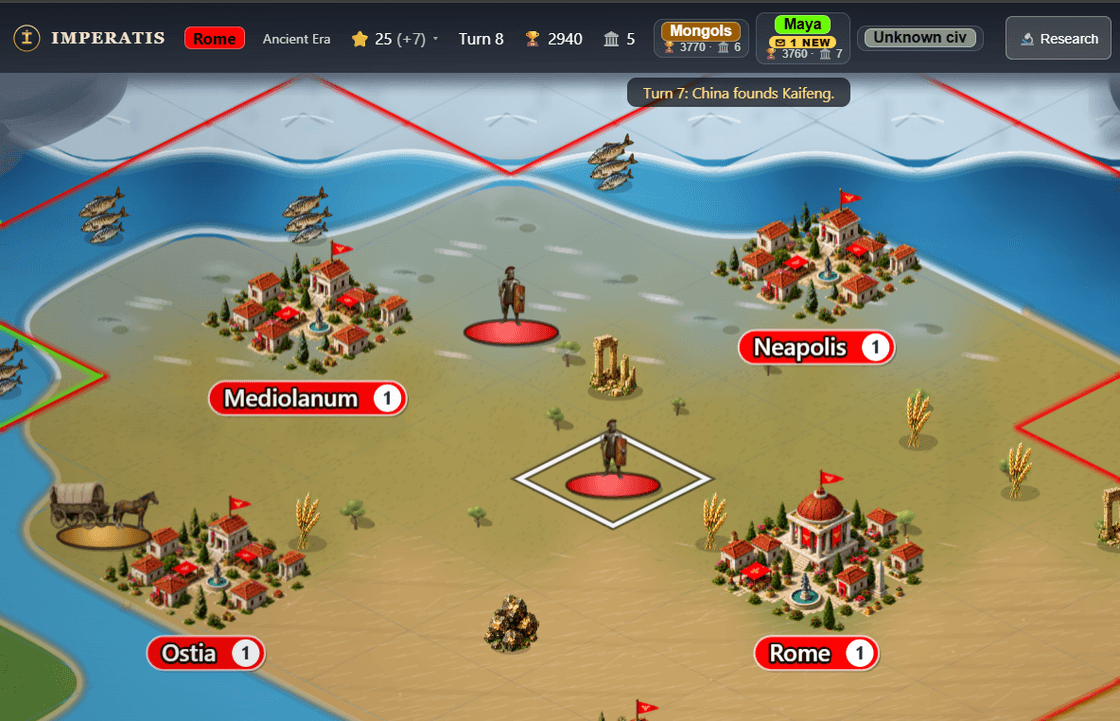 World Map & City Expansion